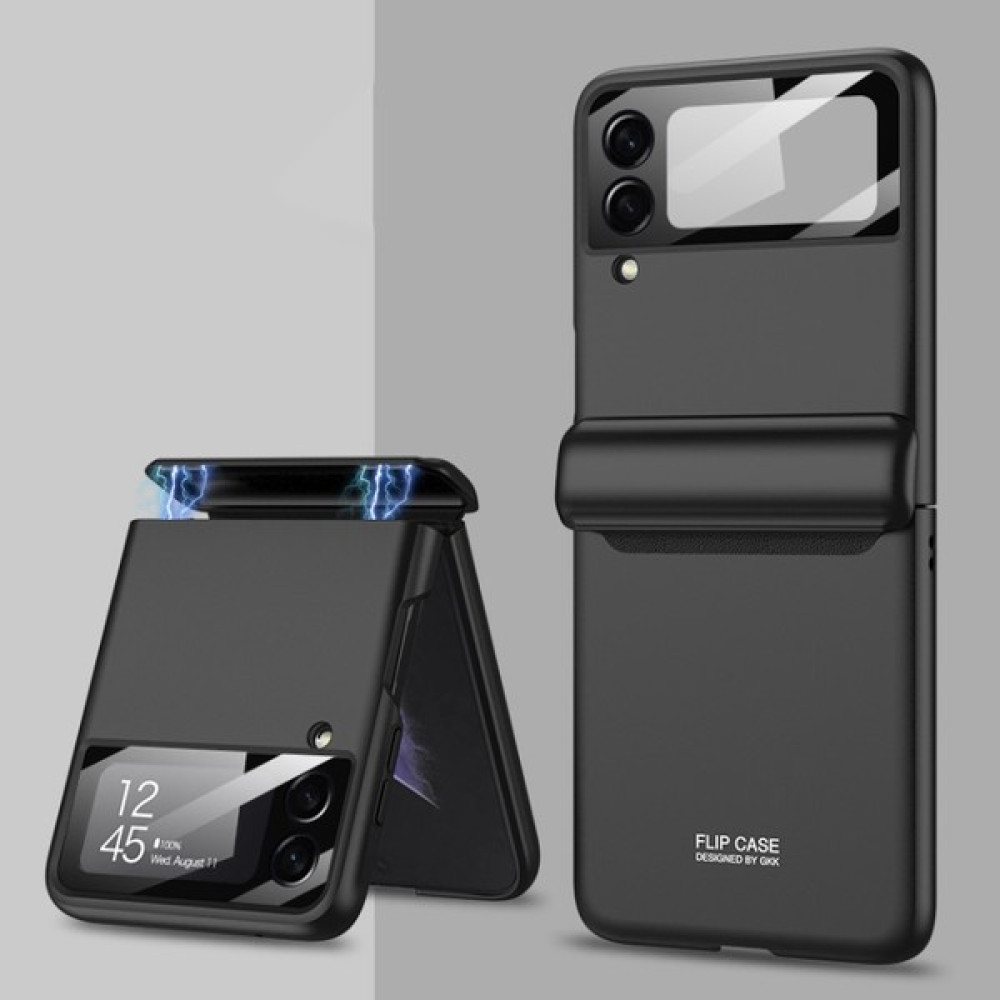 Gkk Samsung Galaxy Z Flip 3 Için Manyetik Katlanır Sert Pc Telefon Kılıfı (Yurt Dışından) - Siyah Cep Telefonu Kılıfı Fiyatı