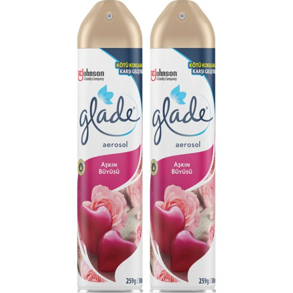 Glade Aerosol Oda Kokusu  Aşkın Büyüsü 300  ml 2'li Oda Kokusu Fiyatı