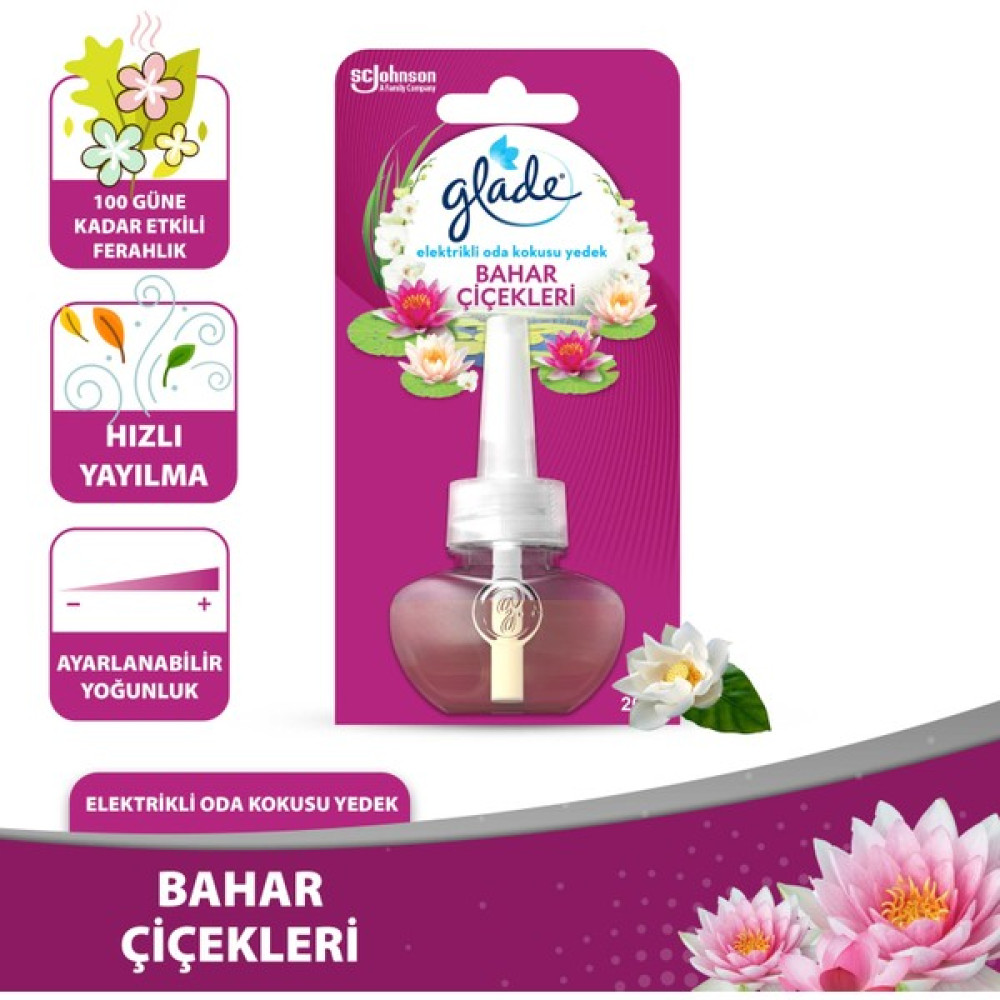 Glade Elektrikli Oda Kokusu Yedek Bahar Çiçekleri Oda Kokusu Fiyatı