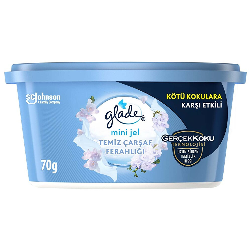 Glade Hava Tazeleyici Jel Mini Jel Temiz Çarşaf Ferahlığı 70g Oda Kokusu Fiyatı
