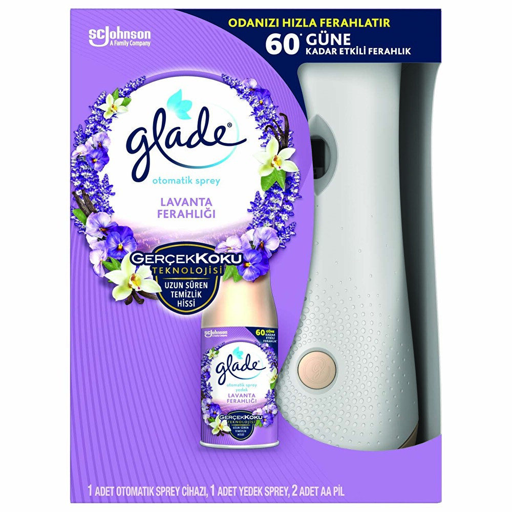 Glade Oda Kokusu Otomatik Sprey Cihaz Ve Yedek Lavanta Ferahlığı 269ml Oda Kokusu Fiyatı