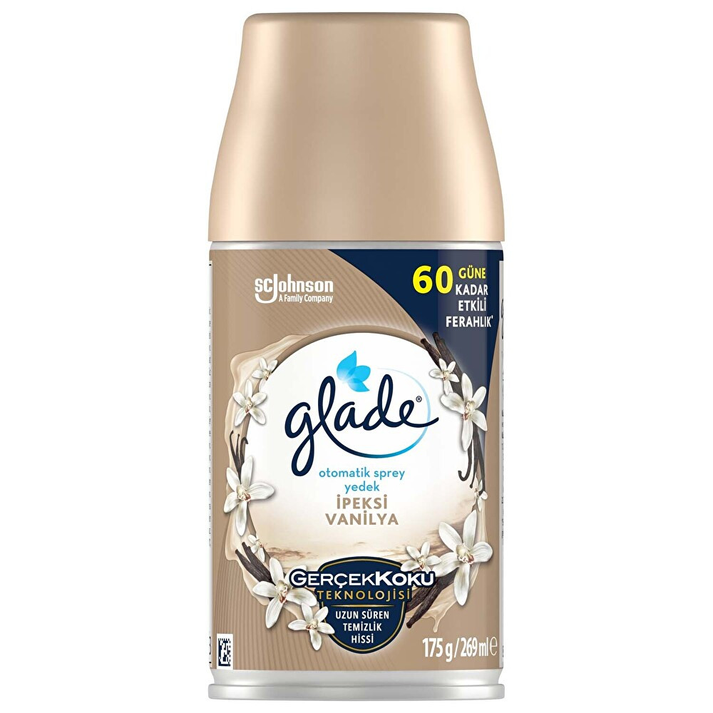 Glade Oda Kokusu Otomatik Sprey Yedek İpeksi Vanilya 269ml (1 Yedek) Oda Kokusu Fiyatı