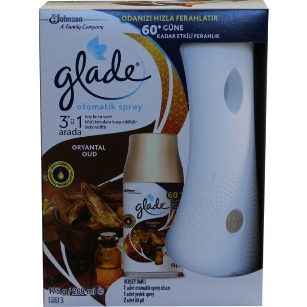Glade Otomatik Sprey 3ü1 Arada Oryantal Sistem + yedek 269 ml Oda Kokusu Fiyatı