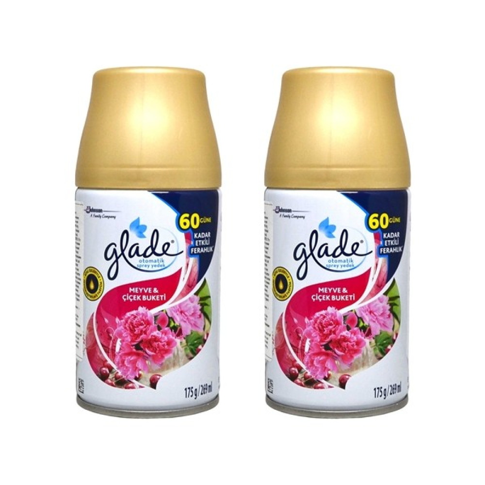 Glade Yedek Sprey Oda Kokusu Meyve & Çiçek Buketi 269  ml x 2 Adet Oda Kokusu Fiyatı
