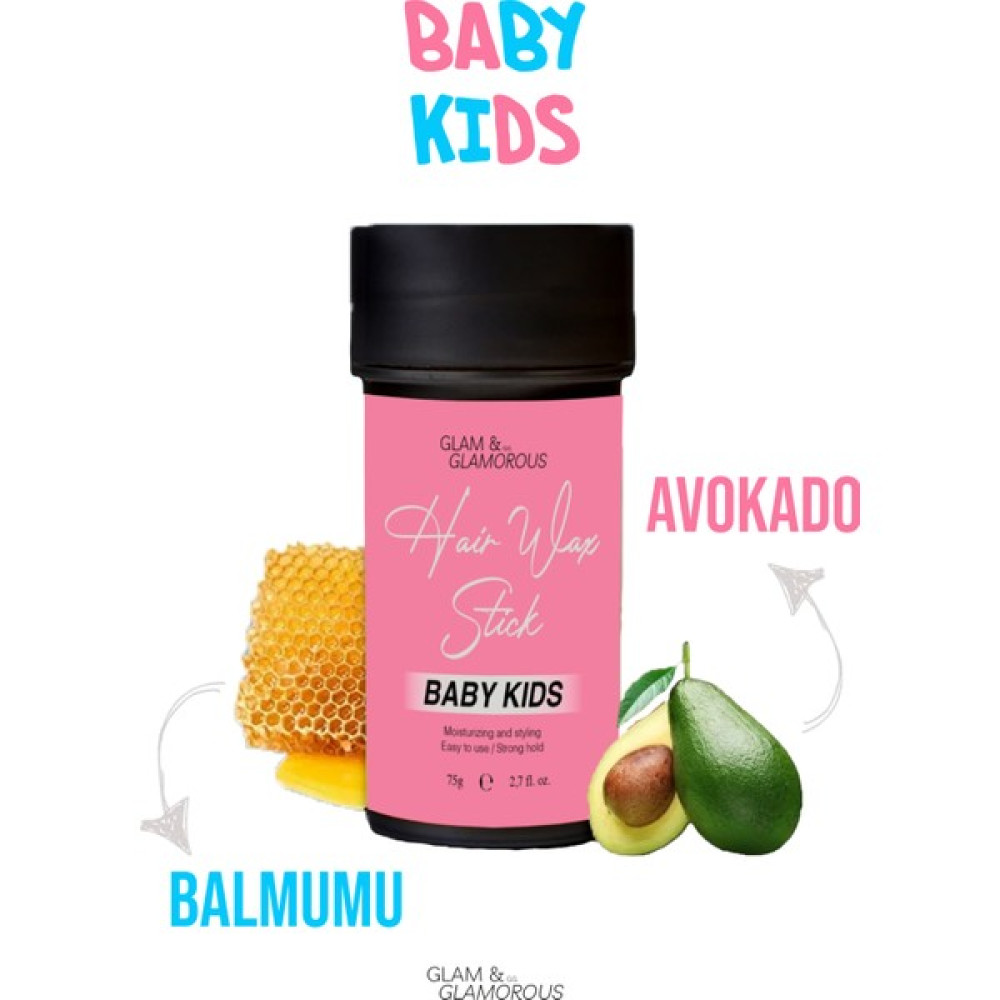 Glam & Glamorous Hair Stick Wax 75 Gr Baby Kids Saç Şekillendirici Krem Fiyatı