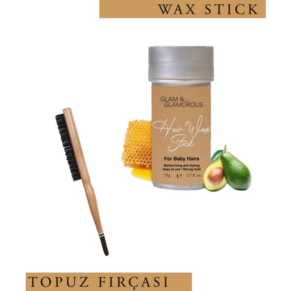 Glam & Glamorous Stick Wax Ve Topuz Fırçası Saç Şekillendirici Krem Fiyatı