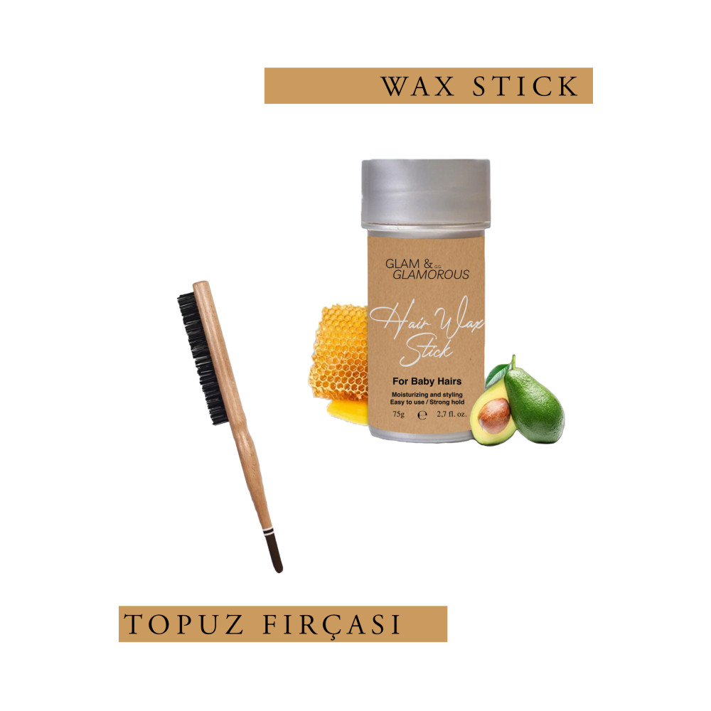 Glam Glamorous Stick Wax Ve Topuz Fırçası Saç Şekillendirici Krem Fiyatı