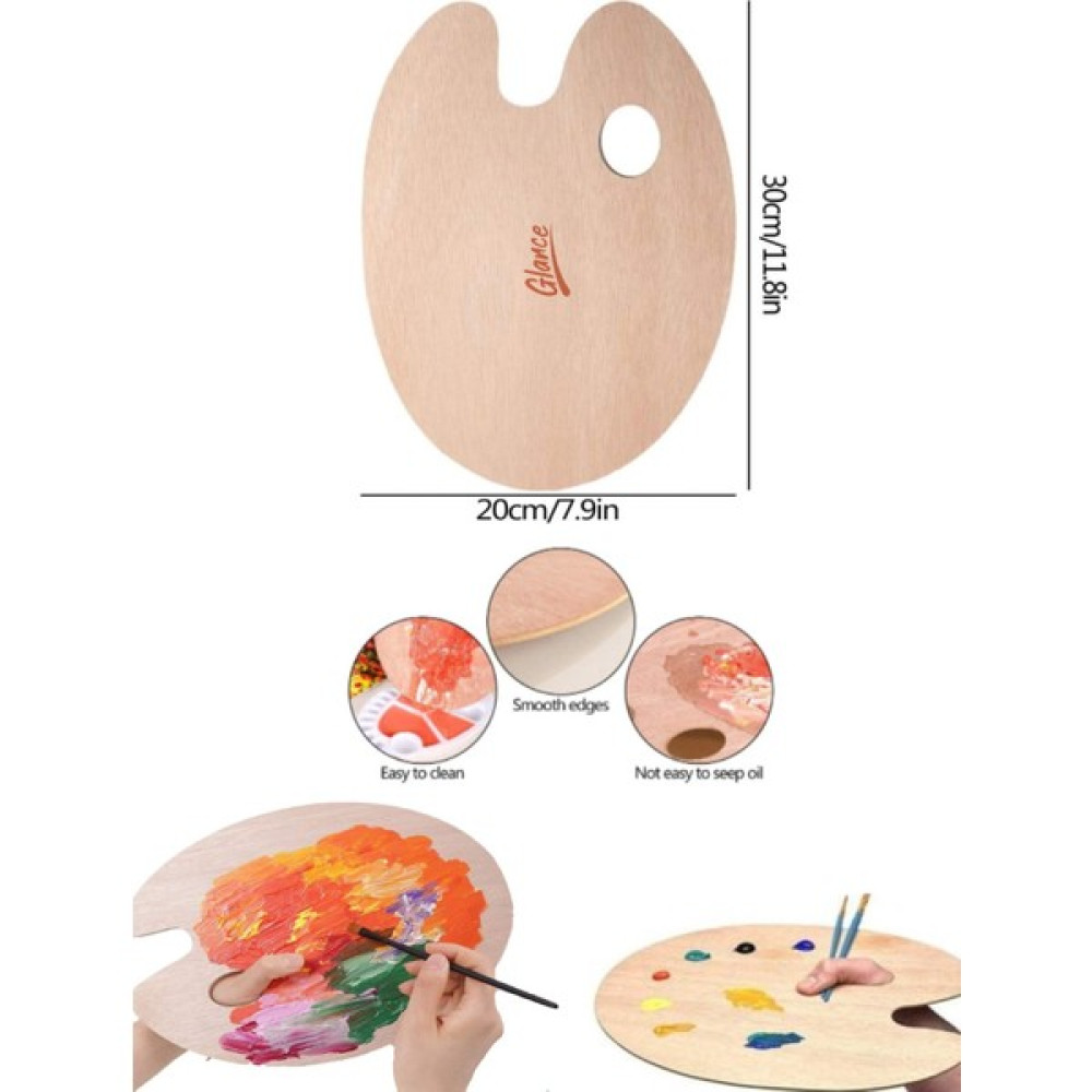 Glance Oval Ahşap Palet Başparmak Delikli 20X30 cm Klozet Kapağı Fiyatı