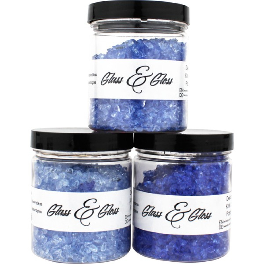 Glass & Gloss Epoksi Için Renkli Cam Kırıkları 3'lü Set 300GR 2-4 mm Yardımcı Malzeme Fiyatı