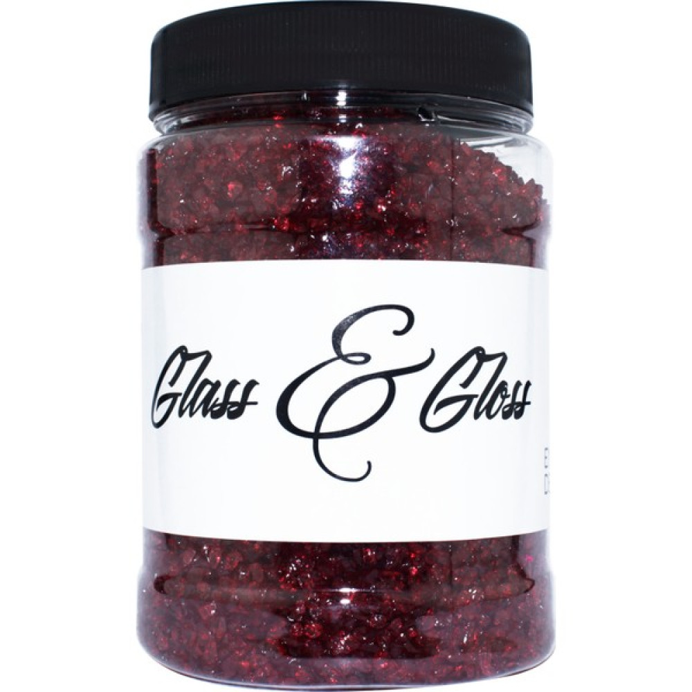 Glass & Gloss Kırık Cam Koyu Kırmızı 1000 gr 2-4 mm Yardımcı Malzeme Fiyatı