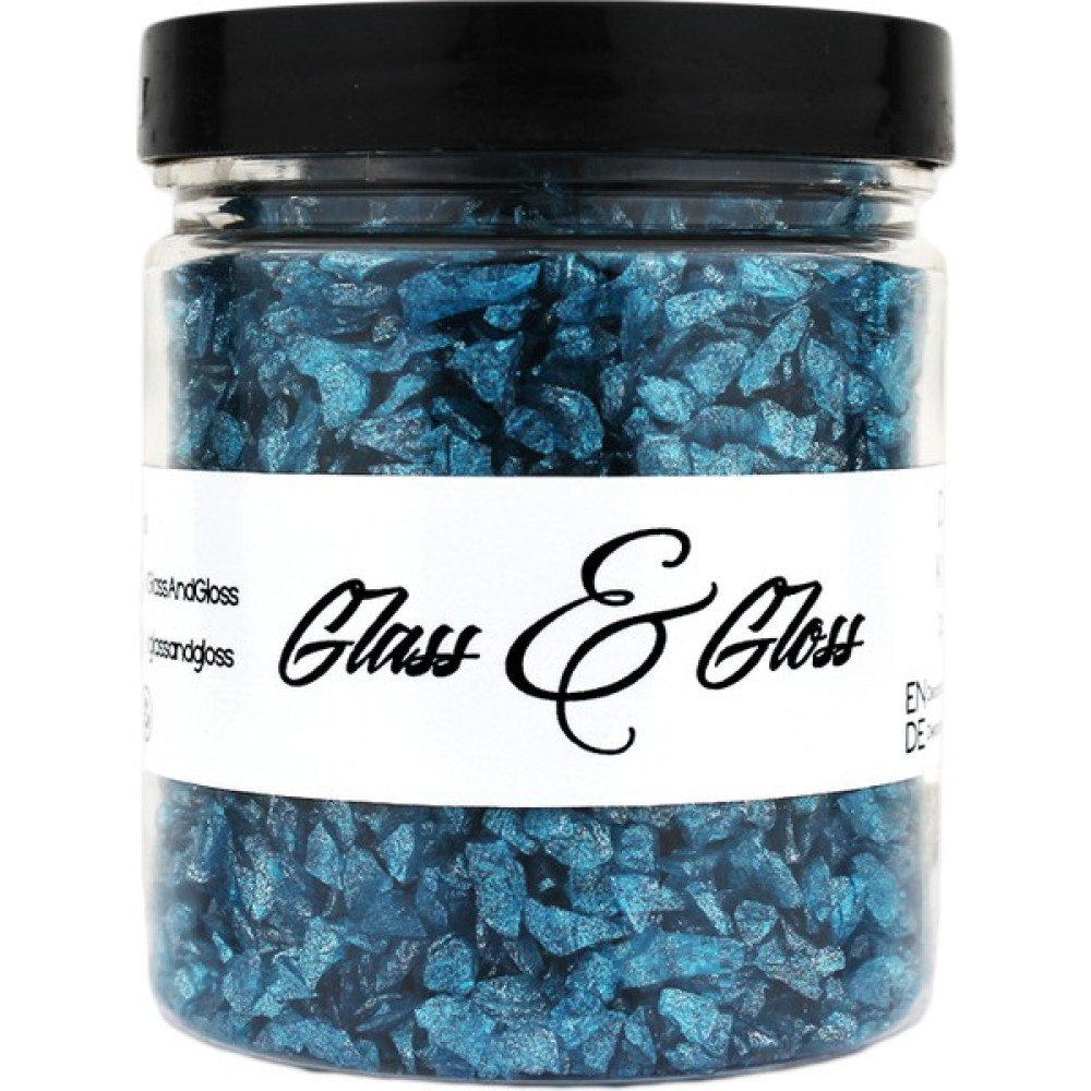 Glass & Gloss Kırık Cam Sedef Seri Antik Turkuaz| Epoksi Hobi Uygulamaları | Dekoratif Cam Kırığı | #470 - 100 Gr. Yardımcı Malzeme Fiyatı