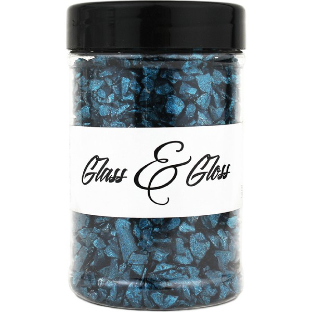 Glass & Gloss Kırık Cam Sedef Seri Antik Turkuaz| Epoksi Hobi Uygulamaları | Dekoratif Cam Kırığı | #570 - 250 Gr. Yardımcı Malzeme Fiyatı