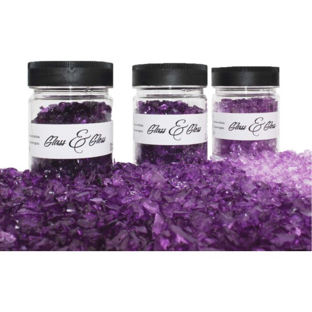 Glass & Gloss Renkli Cam Kırıkları 3'lü Set 300GR 4-8 mm Epoksi Hobi Sanatları - Mor Yardımcı Malzeme Fiyatı