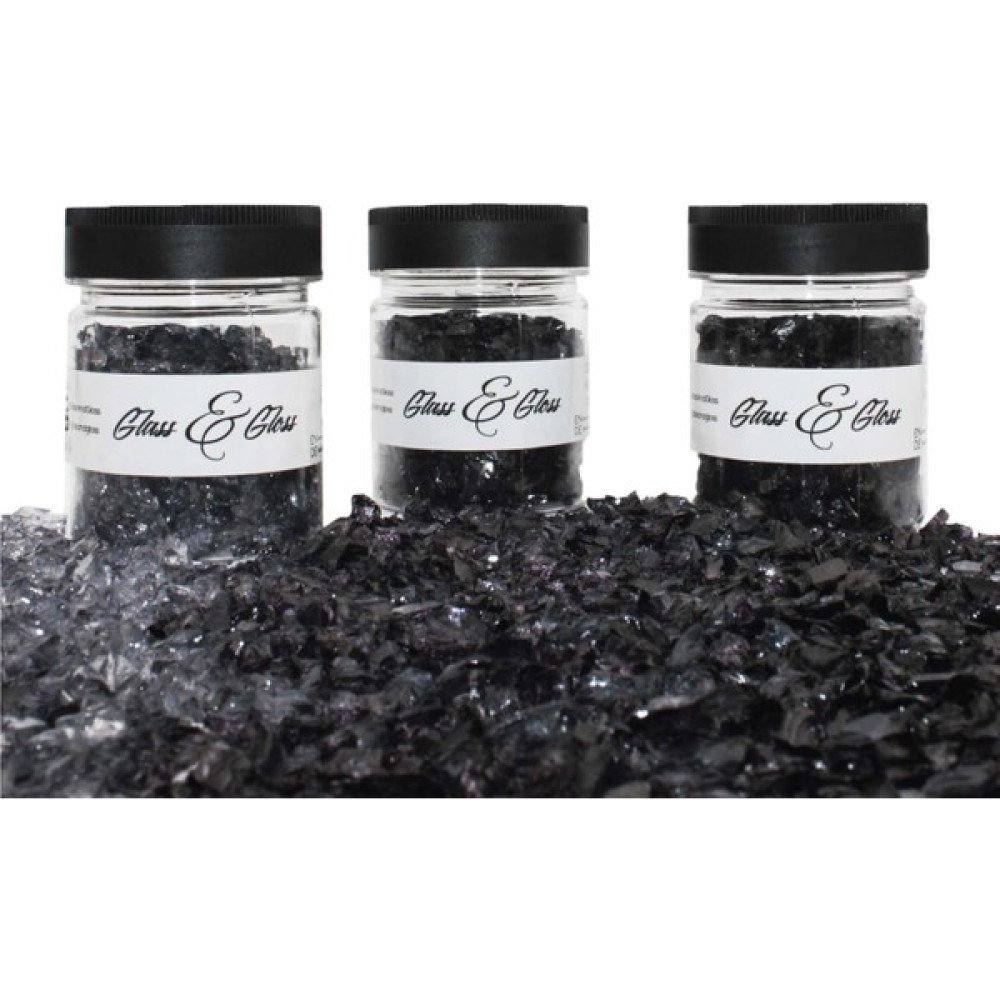 Glass & Gloss Renkli Cam Kırıkları 3'lü Set 300GR 4-8 mm Epoksi Hobi Sanatları - Siyah Yardımcı Malzeme Fiyatı