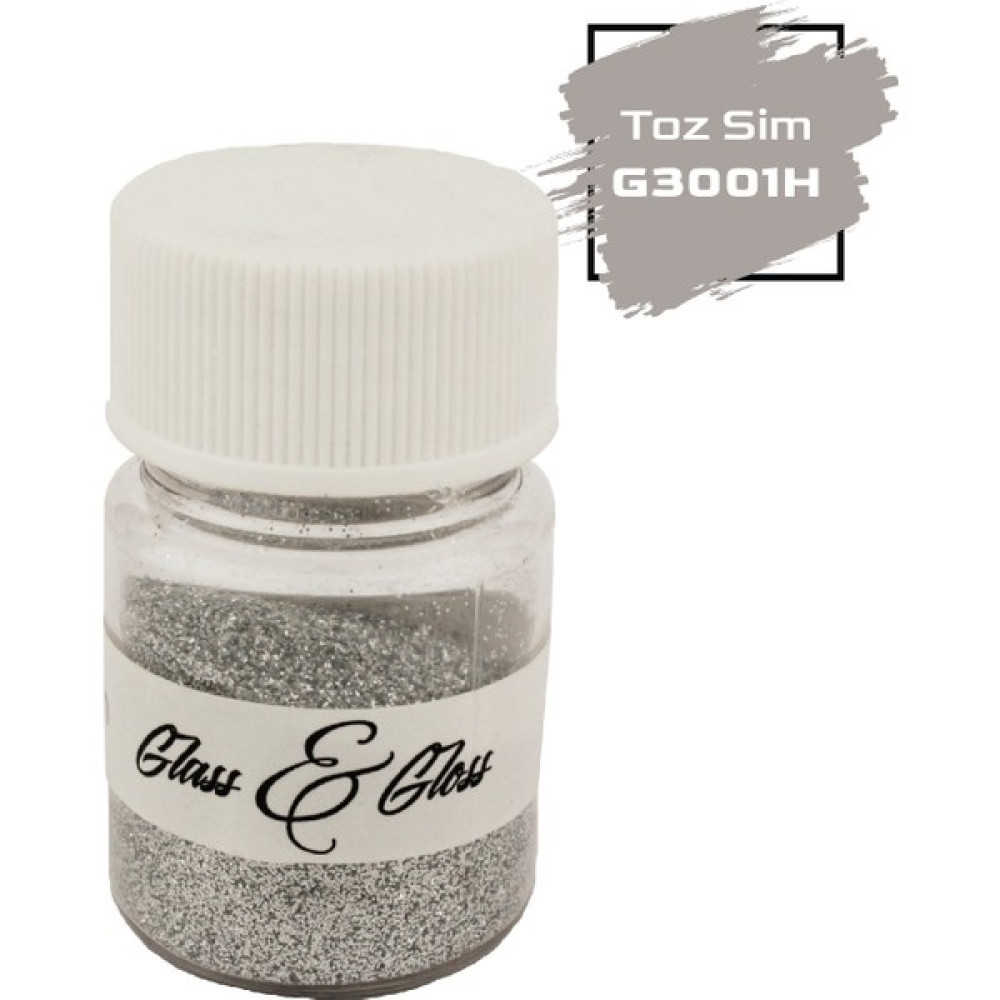 Glass & Gloss Toz Sim Epoksi Reçine Hobi Çalışmaları Için 10 Gr. - Gri Sanatsal Malzemeler Fiyatı