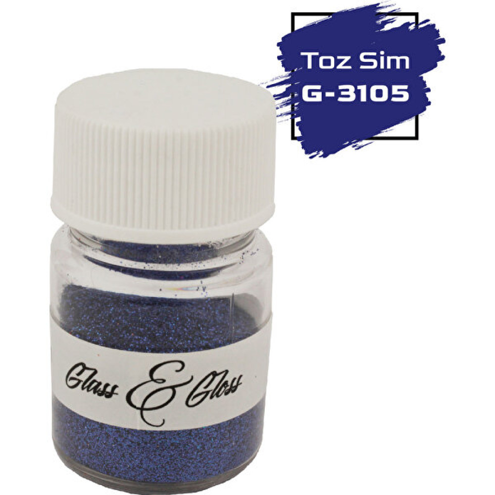 Glass & Gloss Toz Sim Epoksi Reçine Hobi Çalışmaları Için 10 Gr. - Lacivert Sanatsal Malzemeler Fiyatı