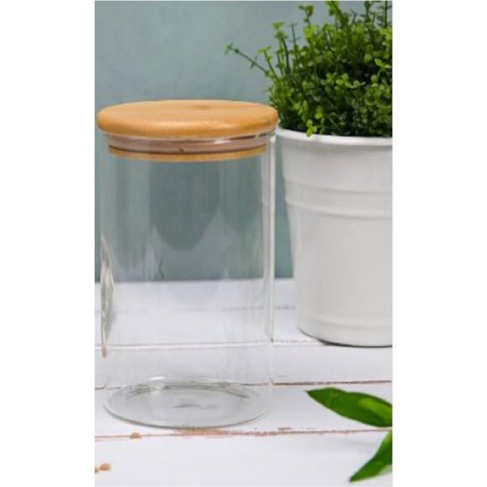 Glass In Love Bambu Kapaklı Borosilikat Cam Kavanoz 700ML Saklama Kapları Fiyatı