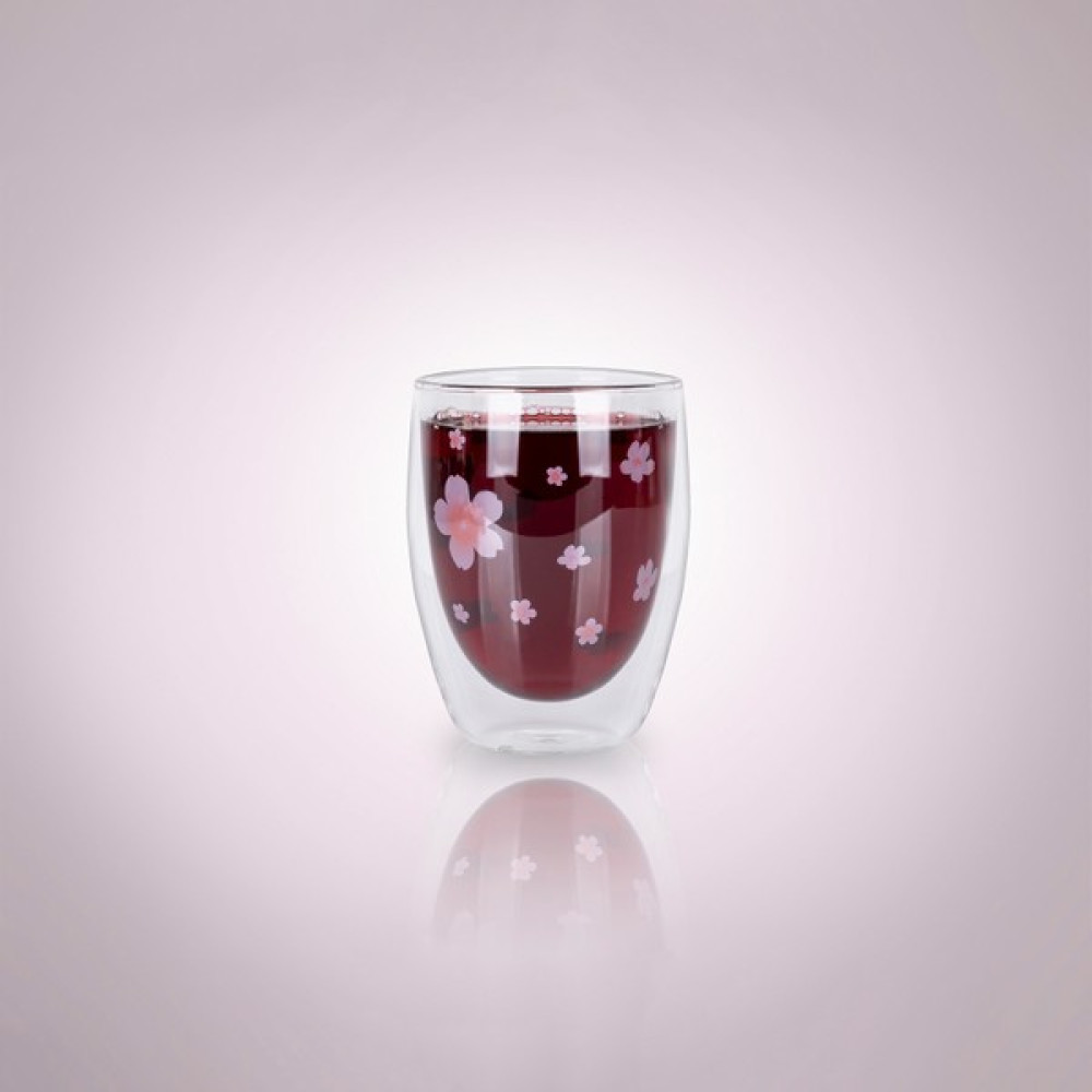 Glass In Love Çift Cidarlı Borosilikat Bardak Çiçekli Fincan / Bardak / Kahve Takımı Fiyatı