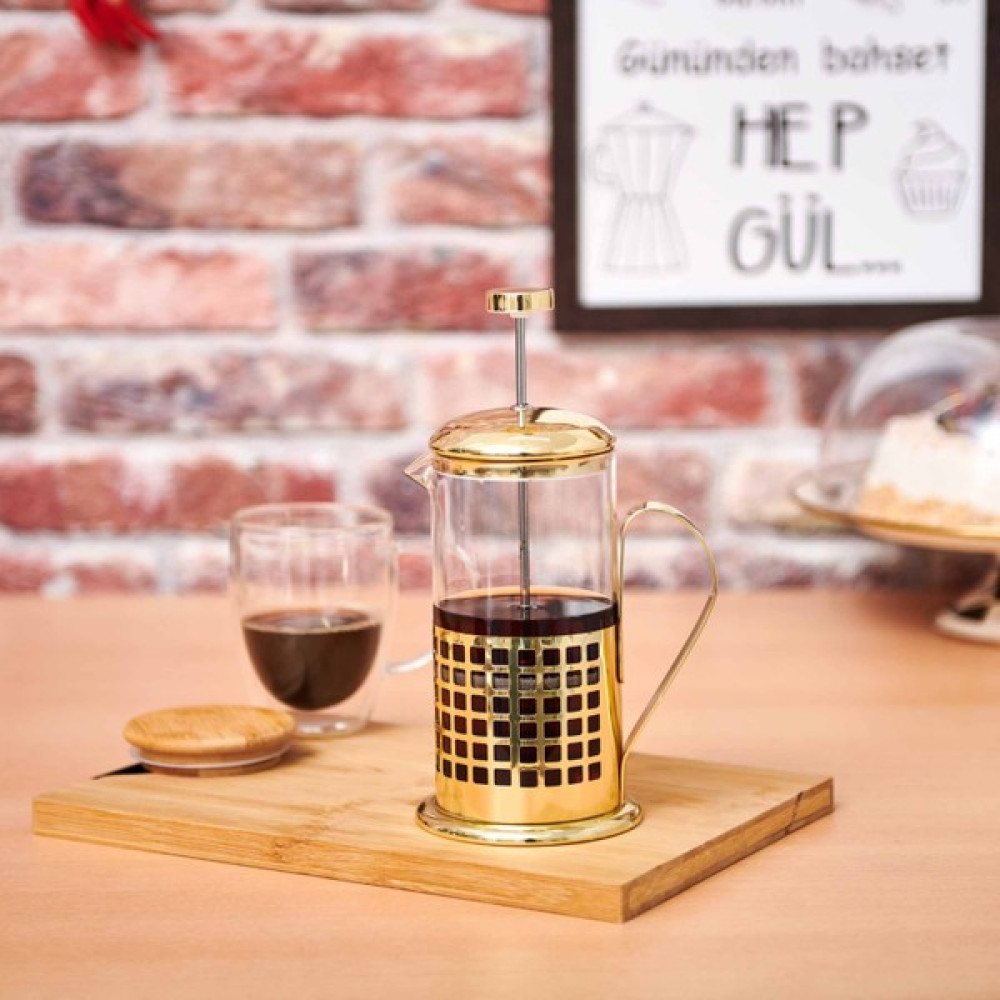 Glass In Love Gold French Press - 600 ml French Press Fiyatı