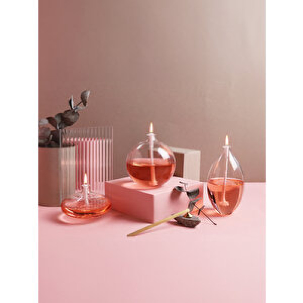 Glassic Pride Mix Rose Cam Kandil ( 3 Adet Cam Kandil - 750 Ml Kandil Yağı - 3 Adet Kandil Fitili) Rose Mumluk Fiyatı