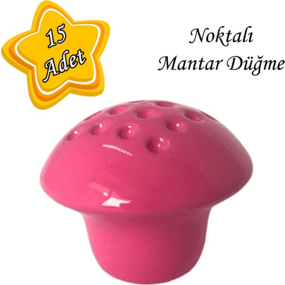 Glaswen 15 Adet Pembe Noktalı Mantar Düğme Kulp Çocuk Bebek Mobilya Çekmece Dolap Kapak Kulbu Metal Kulp Aksesuarları Vidalı Nalburiye & Hırdavat Fiyatı