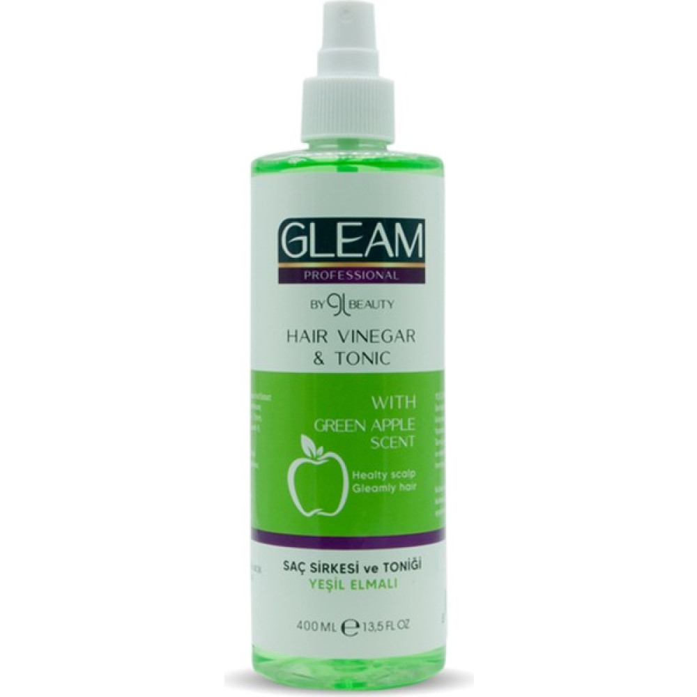 Gleam Gl Beauty Gleam Professional Yeşil Elmalı Saç Sirkesi ve Saç Toniği 400 ml Saç Bakım Maskeleri & Serumlar & Spreyler Fiyatı