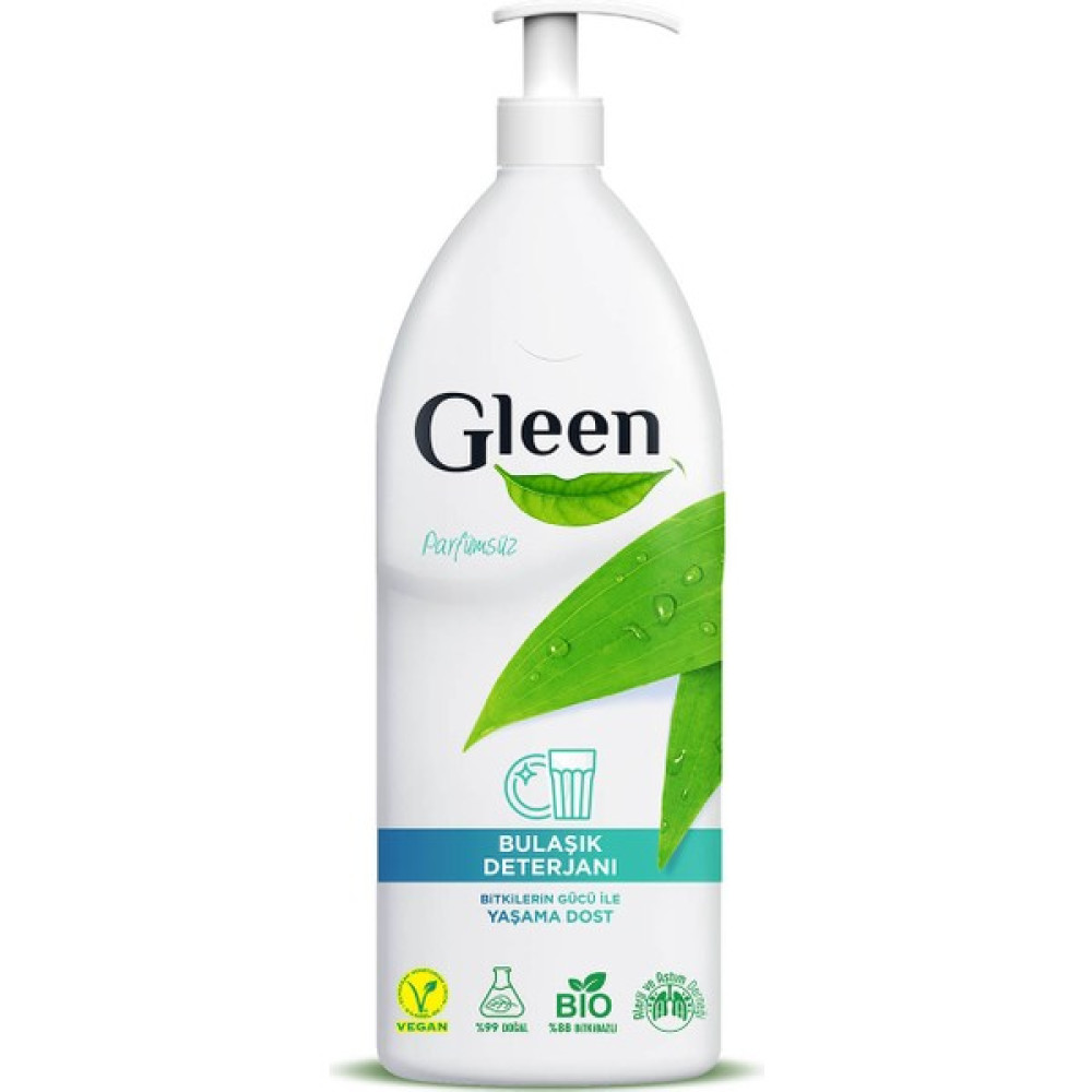Gleen Organik İçerikli Vegan 1 lt Parfümsüz Elde Bulaşık Deterjanı Bulaşık Yıkama Fiyatı