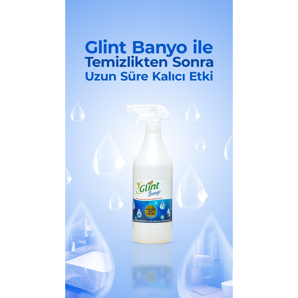 Glint Banyo Bitkisel Içerikli Temizleyici - 1 lt Diğer Fiyatı