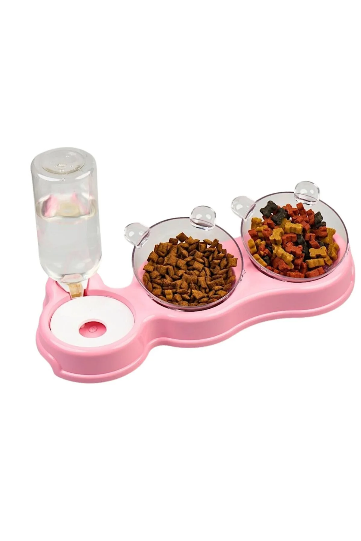 Glipet Çift Hazneli- 3 Lü Beslenme Mama Ve Su Kabı 500 ml 36*21*16 Cm" Evcil Hayvan Ürünleri Fiyatı
