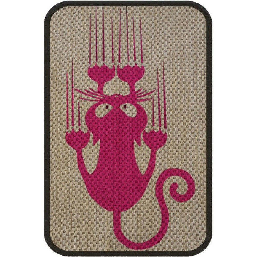 Glipet Desenli Çift Taraflı Kedi Tırmalama Paspası Pink 38.5 x 30 cm Evcil Hayvan Ürünleri Fiyatı