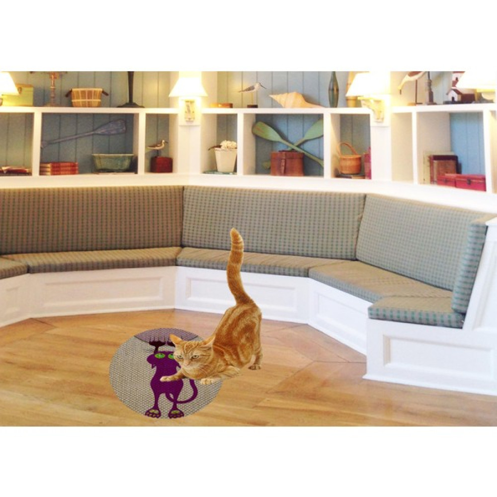 Glipet Desenli Çift Taraflı Kedi Tırmalama Paspası Yuvarlak Pumpkin 36*36 cm Evcil Hayvan Ürünleri Fiyatı