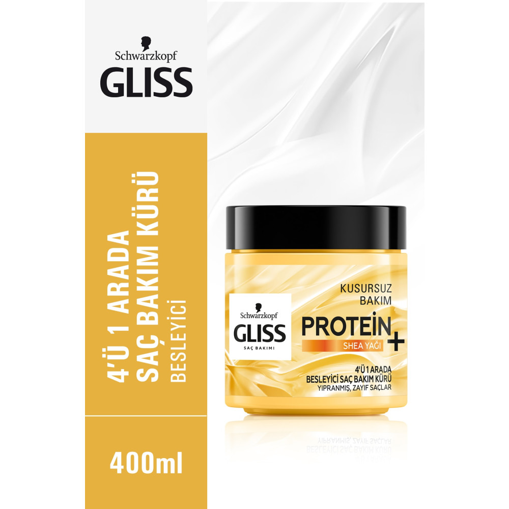 Gliss 4ü 1 Arada Besleyici Saç Bakım Kürü - Shea Yağı Ile 400 ml Saç Bakım Maskeleri & Serumlar & Spreyler Fiyatı