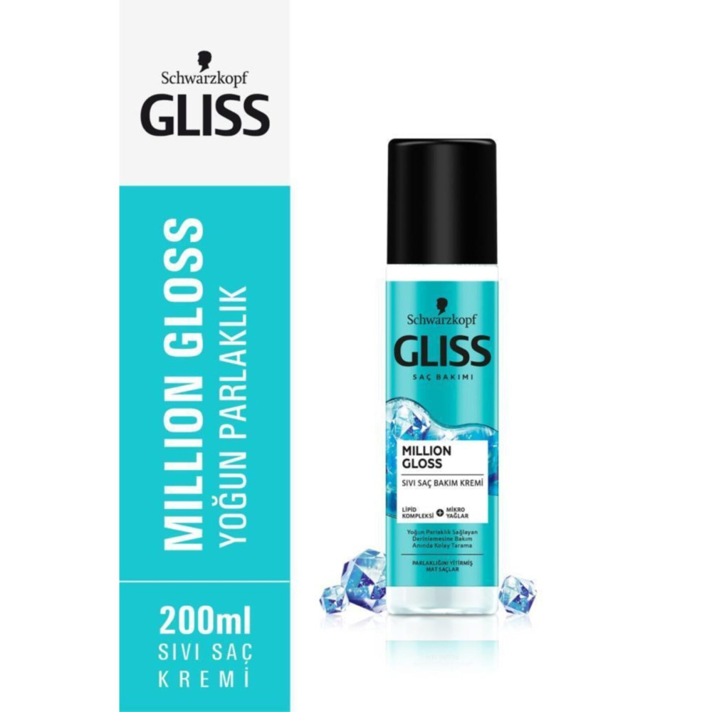 Gliss Schwarzkopf Yoğun Parlaklik Veren Durulanmayan Sivi Saç Kremi 200 Ml Şampuan ve Saç Kremi Fiyatı