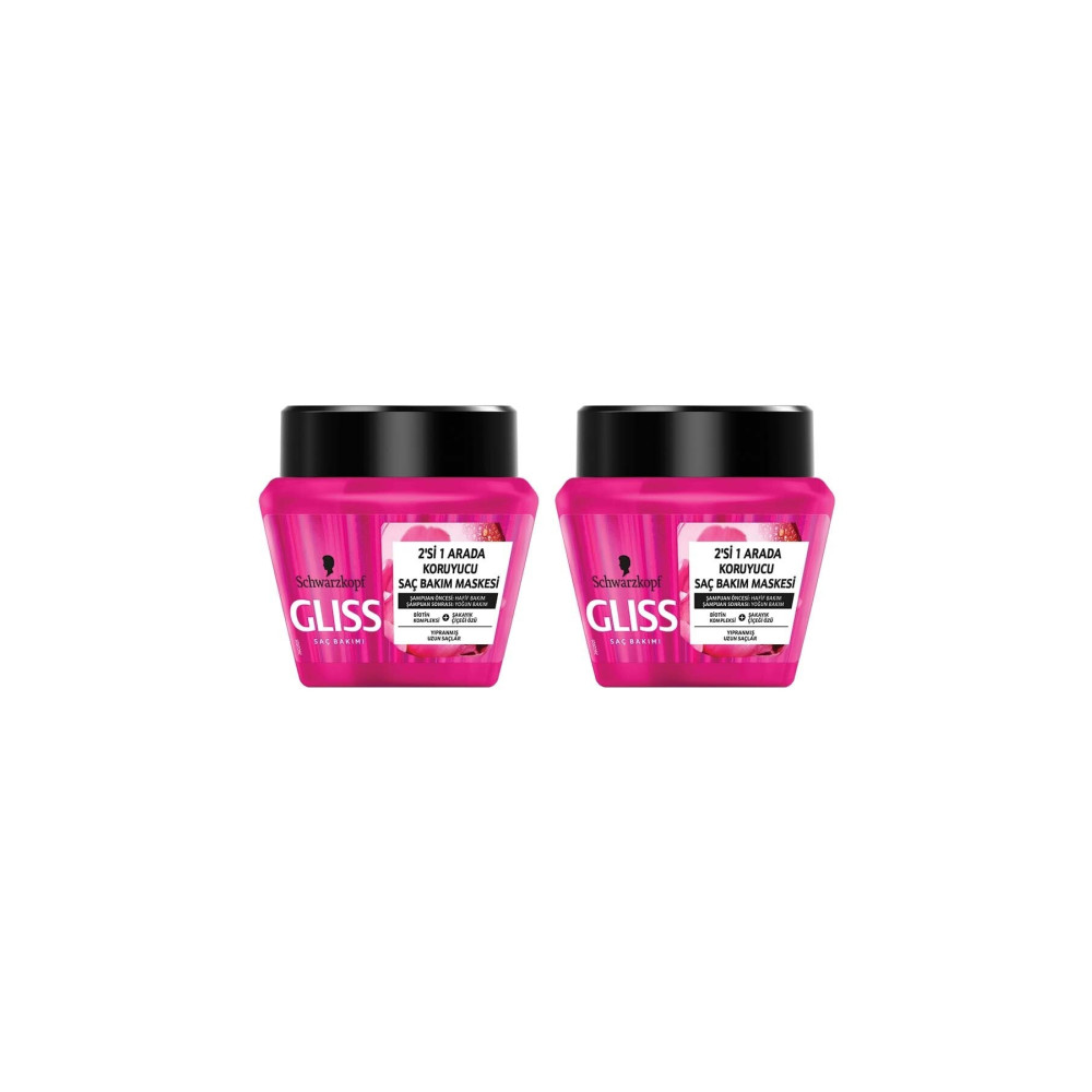 Gliss Supreme Length Saç Bakım Maskesi 300 ml 2li Saç Bakım Maskeleri & Serumlar & Spreyler Fiyatı