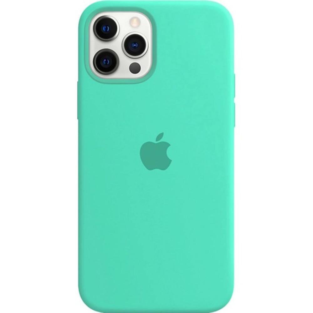 Glitz Apple iPhone 11 Pro Max Kılıf Logolu Silikon Kılıf A+ Kalite (Altı Kapalı) - Turkuaz Cep Telefonu Kılıfı Fiyatı