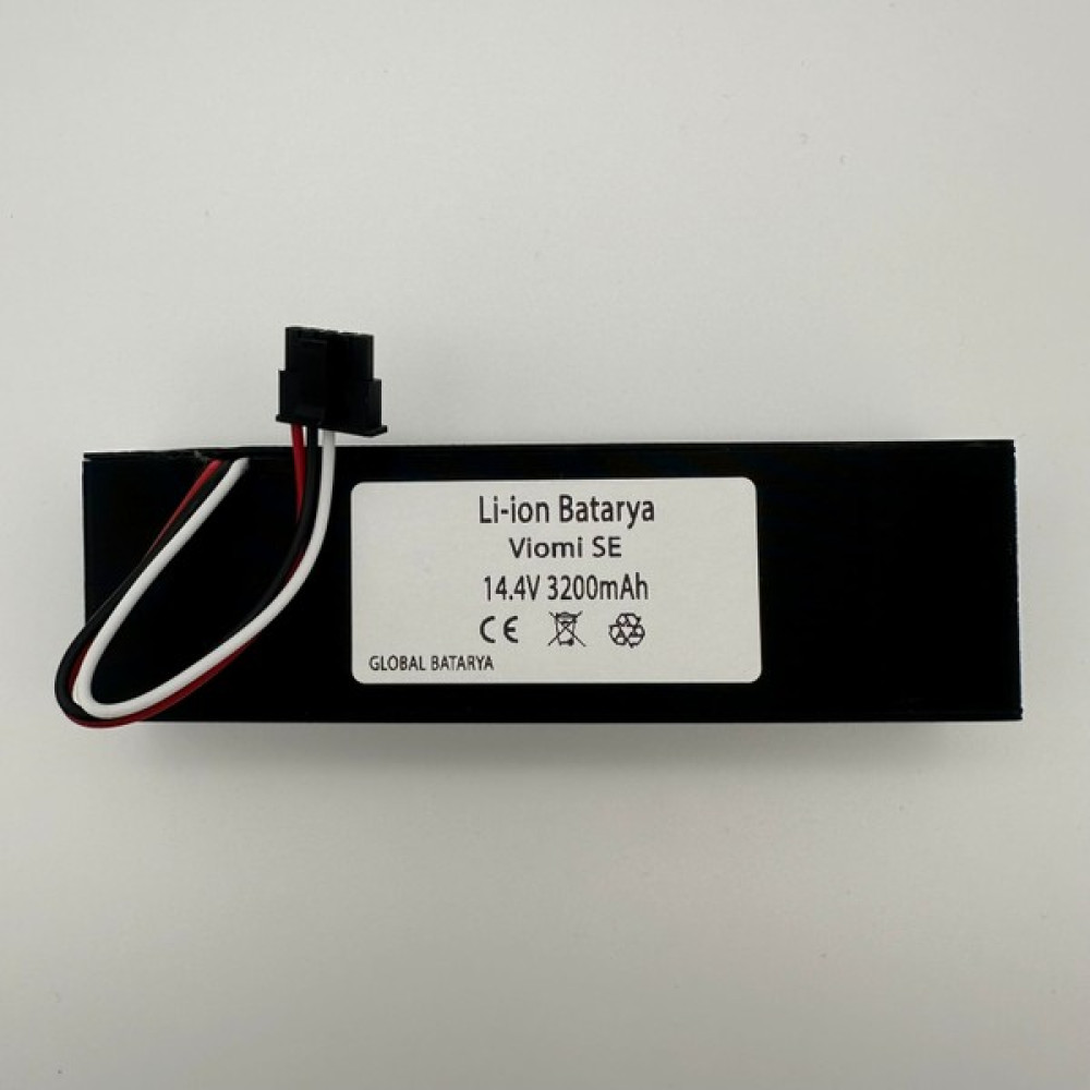 GLOBAL BATARYA Viomi Se Uyumlu Akıllı Robot Süpürge Bataryası 14.4V 3200MAH Pil Elektrikli Süpürge Aksesuarları Fiyatı