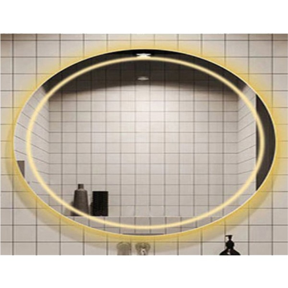 Global Led Mirror 55X75 cm Kumlamalı Elips Ledli Ayna Banyo Aynası Dekoratif Ayna Boy Ayna Salon Duvar Ayna Banyo Aynası Fiyatı
