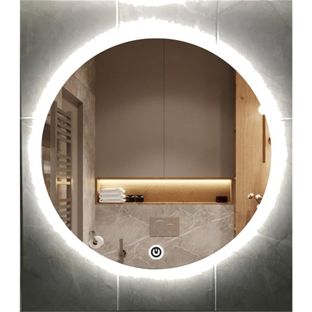 Global Led Mirror 60 cm Dokunmatik Tuşlu Yuvarlak Ledli Ayna Banyo Aynası Dekoratif Ayna Boy Ayna Salon Duvar Ayna Banyo Aynası Fiyatı