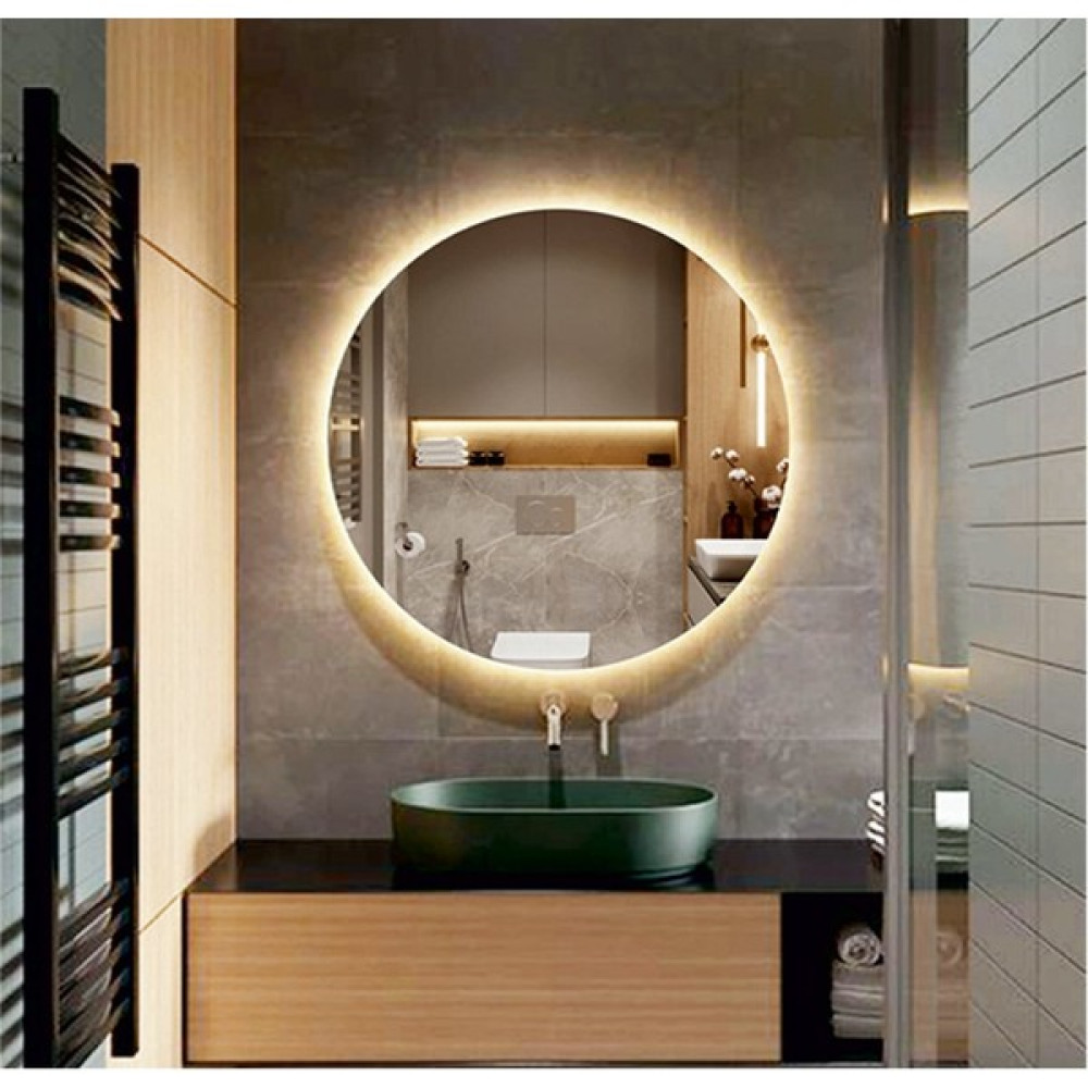 Global Led Mirror 60 cm Yuvarlak Ledli Ayna Banyo Aynası Dekoratif Ayna Boy Ayna Salon Duvar Ayna Banyo Aynası Fiyatı
