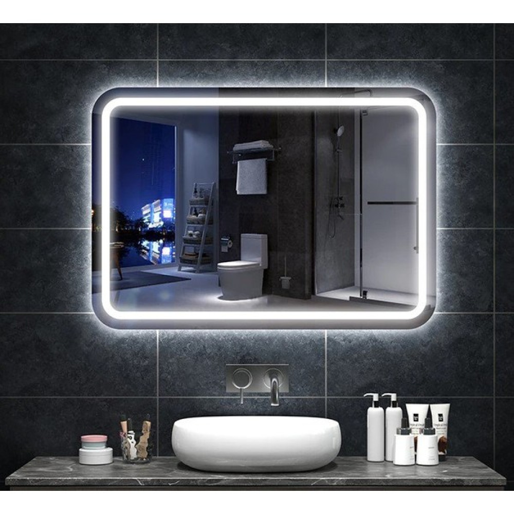 Global Led Mirror 60 x 80 cm Ledli Ayna Dresuar Hol Koridor Duvar Salon Banyo Wc Ofis Çocuk Yatak Odası Boy Banyo Aynası Fiyatı