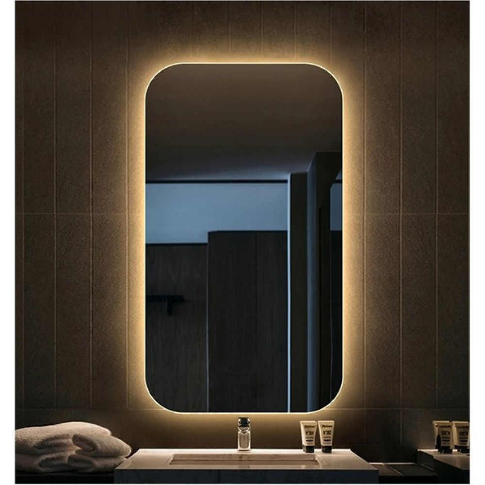 Global Led Mirror 65X90 cm Ledli Ayna Banyo Aynası Dekoratif Ayna Boy Ayna Salon Duvar Ayna Banyo Aynası Fiyatı