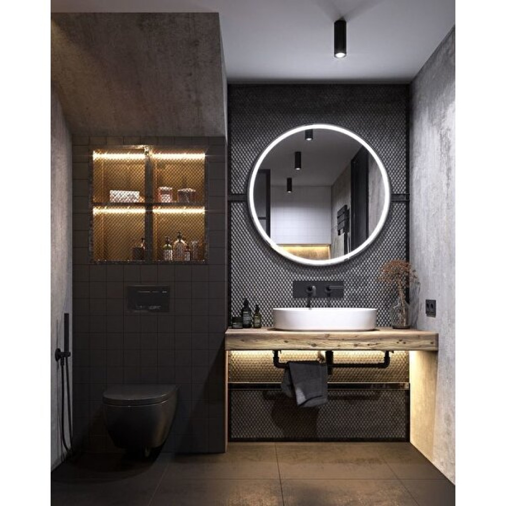 Global Led Mirror 75 cm Ledli Ayna Dresuar Hol Koridor Duvar Salon Banyo Wc Ofis Çocuk Yatak Odası Boy Banyo Aynası Fiyatı