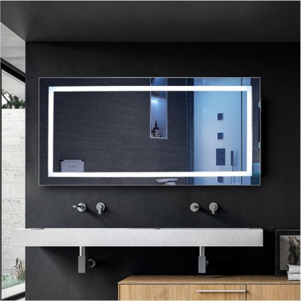 Global Led Mirror 90 x 70 cm Ledli Ayna Dresuar Hol Koridor Duvar Salon Banyo Wc Ofis Çocuk Yatak Odası Boy Banyo Aynası Fiyatı