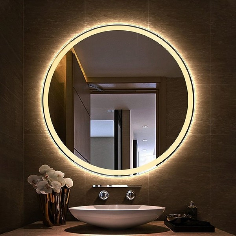 Global Led Mirror Banyo,lavabo Aynası Dokunmatik Ledli Yuvarlak 80 cm Çapında 4 mm Flotal Ayna Ayna Fiyatı