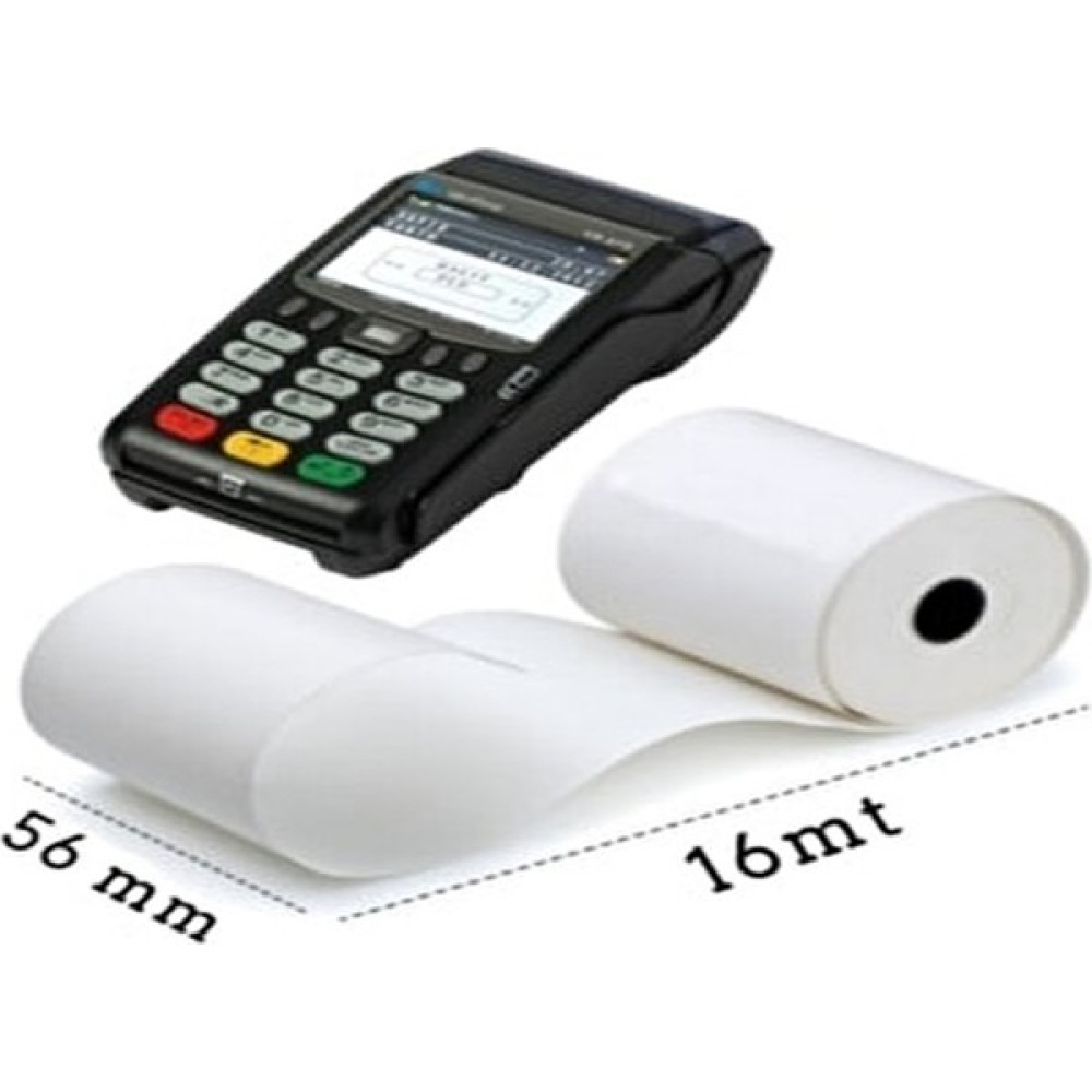 Global Rulo ve Etiket 56*16 Temal Pos Rulo 6 Paket (60 Adet) - Beyaz Oto Boyaları Fiyatı