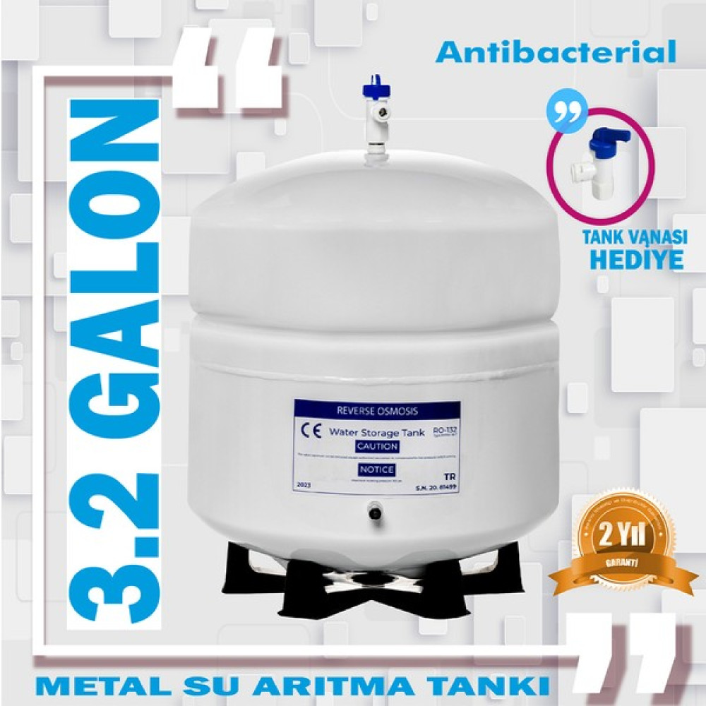 Global Water Solutions Arıtma Cihazı Tankı 3.2 Galon Nalburiye & Hırdavat Fiyatı