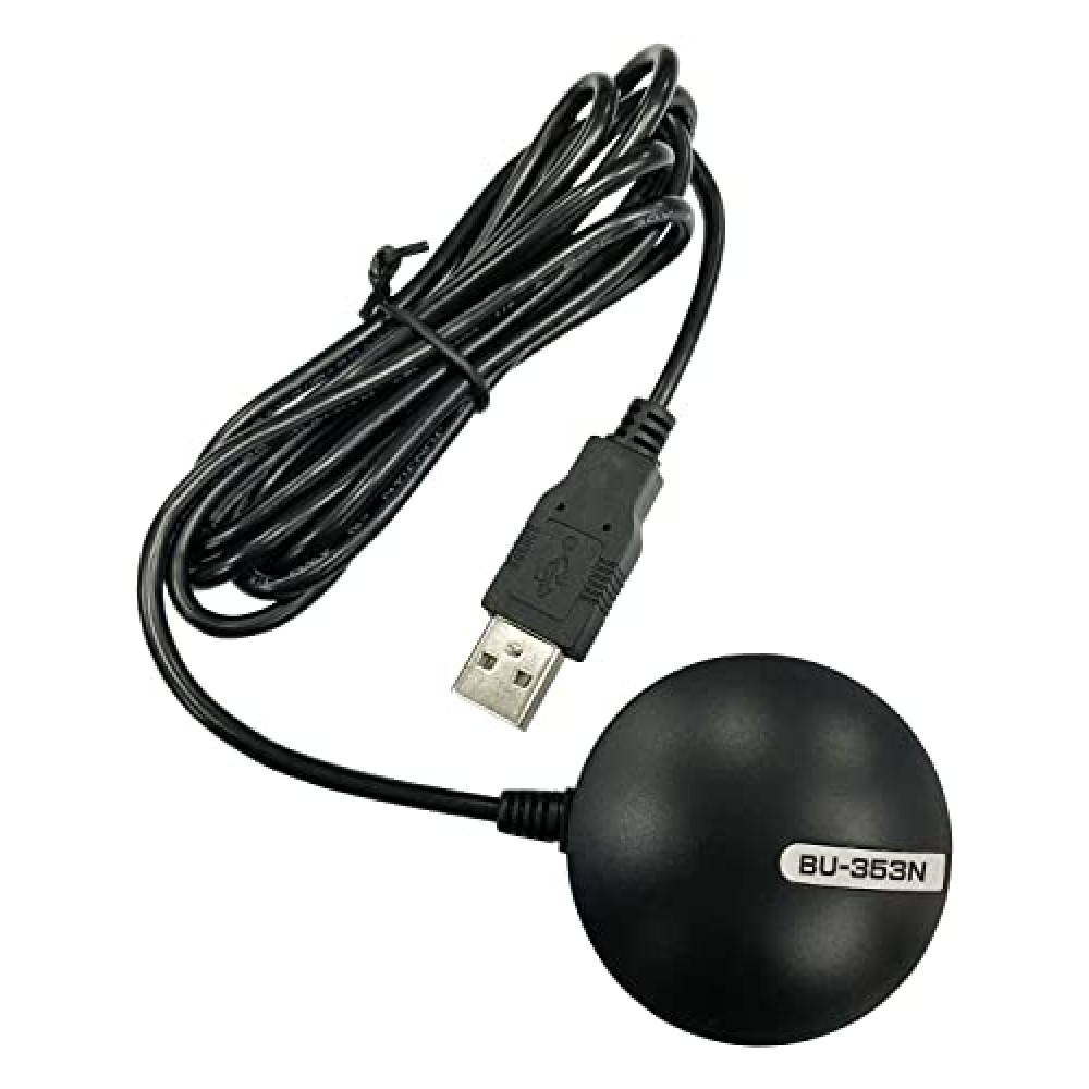 GlobalSat BU-353N USB GPS Receiver, Black Made in Taiwan