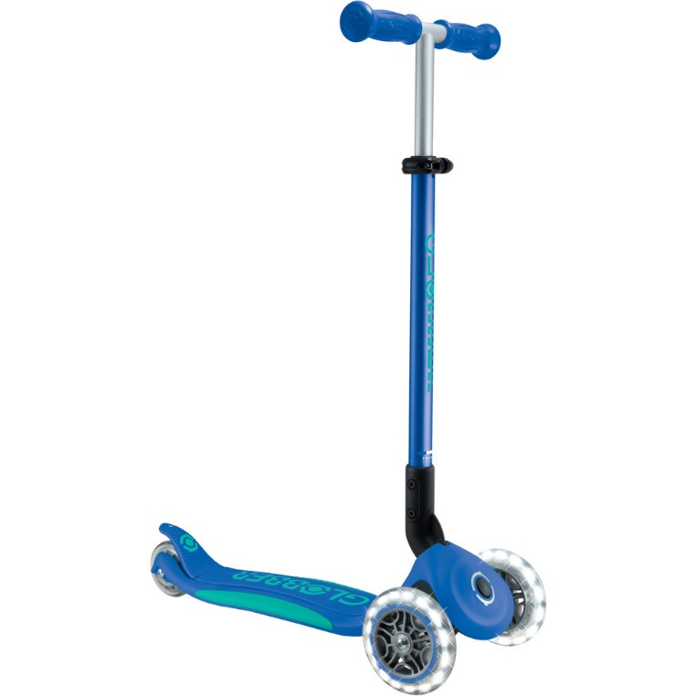 Globber Elite Deluxe Işıklı Scooter 3 - 12 Yaş İçin Lacivert Renkli Güvenli 3 Tekerlekli Tasarım Scooter Fiyatı