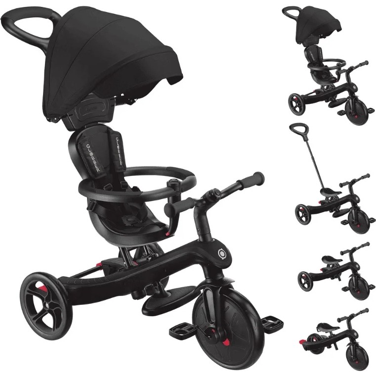 Globber Explorer 4in1 Trike Bisiklet - Siyah Bisikletler Fiyatı