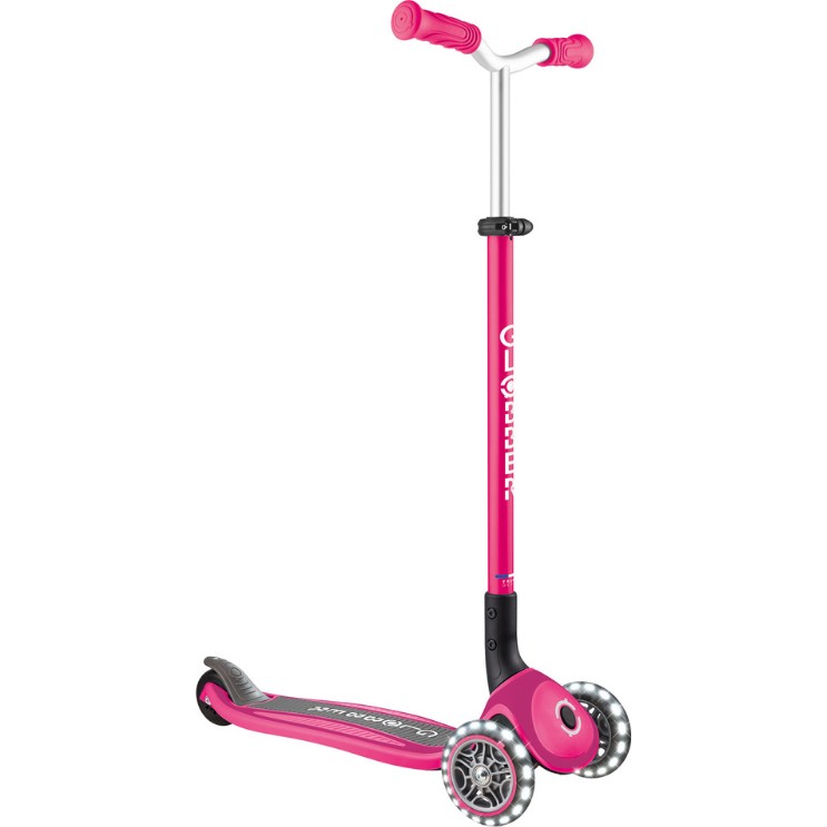 Globber Master Işıklı Katlanabilir Scooter - Fuşya Scooter Fiyatı